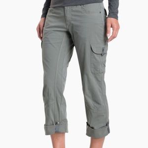 Kuhl Women's Olive Green Cargo Crop Pants